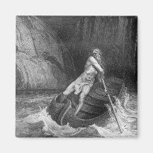 Charon, the Ferryman of Hell Refrigerator Magnets
