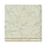 Chart map of Spring Lake to Cedar Creek Coast Fridge Magnets