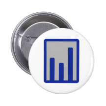 Chart statistics icon pins