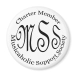 Charter Member Musicaholic Support Society magnets