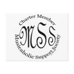 Charter Member Musicaholic Support Society postcards
