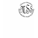 Charter Member Musicaholic Support Society t-shirts