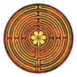 Chartres Labyrinth Fire Sticker