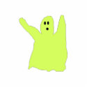 Chartreuse Ghostie sculpture photo sculptures
