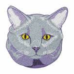 Chartreux Cat embroidered shirts