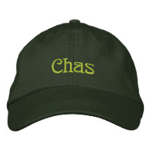 CHAS Name Designer Cap Embroidered Hats