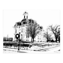 Chase County Kansas courthouse Post Cards