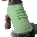 CHASING MY TAIL DOG T-SHIRT