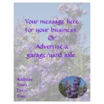 Chaste Tree Purple Flowers flyers