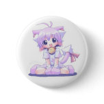 chat au grelot badge avec agrafe