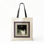 Chat Blanc, Vin et la Lune Bags