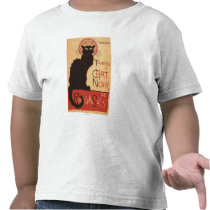 Chat Noir Cabaret Troupe Black Cat Promo Poster Tee Shirt