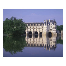 Chateau du Chenonceau, Loire Valley, Photo Art