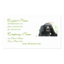 Chatty Chimpanzee  Business Cards