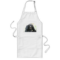 Chatty Chimpanzee Long Apron