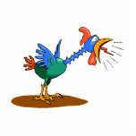 Chaz Chicken photo sculptures