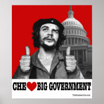 Che Guevara - Che Heart Big Government Poster