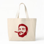 Che Guevara with Cigar Portrait Tote Bag