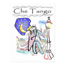 Che Tango in Venice Postcard