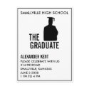 Cheap Grad Invite : The Graduate postcards