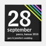 Cheap Save the Date Wedding Magnet