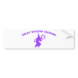 Cheap Wizard Costume (Version B) bumper stickers