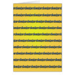 Cheater Greeting Card