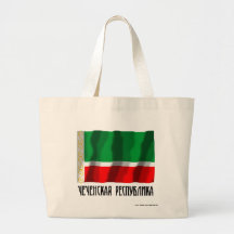 Chechen Republic Flag Canvas Bags