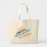 Check Me Out I Work at The Library Canvas Bag