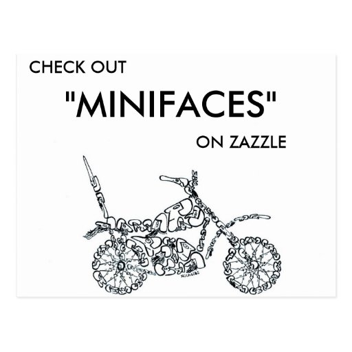 CHECK OUT MOTORCYCLE POST CARD