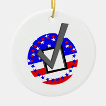 Check out the Candidates - and Vote Christmas Tree Ornament