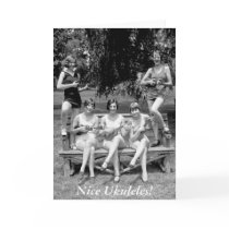 Check Out Those Ukuleles! - 1920s Cards