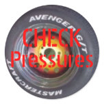 CHECK, Pressures stickers