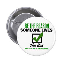Check The Box Be An Organ Donor 4 Pins