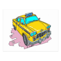 Checker Cab New York City Postal