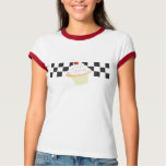 Checkerbaord Cherry Cupcake t-shirts