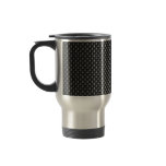 Checkered Carbon Fiber Travel Mug