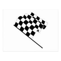 Checkered Flag Post Cards