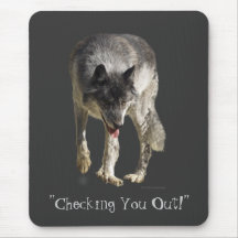 "Checking You Out!" Mouse Pad