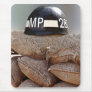 Checkpoint Charlie,Military Police Helmet(mp) Mouse Pad