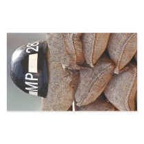 Checkpoint Charlie,Military Police Helmet(mp) Rectangle Stickers