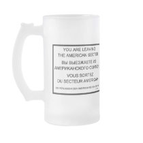 Checkpoint Charlie Sign Coffee Mugs