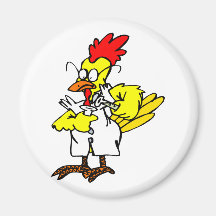 Cheech Chicken Refrigerator Magnets