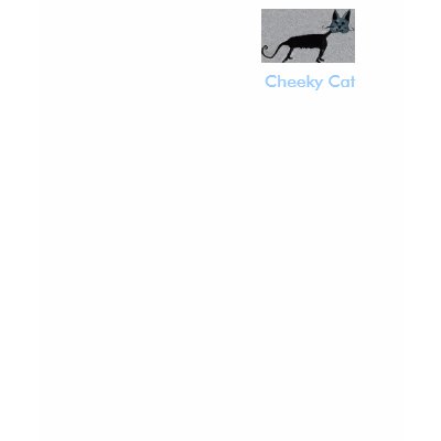 Cheeky Cat Girl's T-Shirt by genmandrake