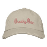 Cheeky Chic embroidered hats