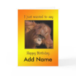 Cheeky Monkey Birthday Card