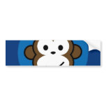 Cheeky Monkey Bumper Stickers