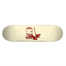 Cheeky Monkey Logo Skateboard Deck