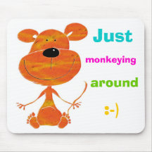 Cheeky Monkey Mousemat