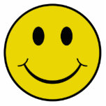 Cheeky Smiley photo sculptures